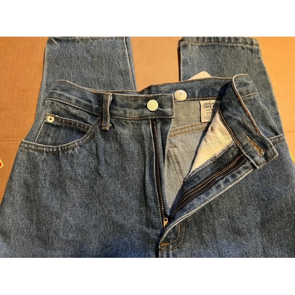 3/$30 NOS Cest Toi High Rise NWT boot cut acid washed flowered Blue Jeans - Picture 10 of 12